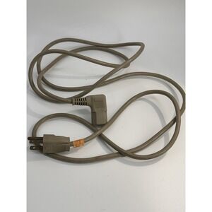 Rare Apple Logo Beige Power Cable L-Shaped Vintage Mac IIe SE/30